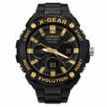 X-GEAR Evolution Analog-Digital Black & Gold Sports Watch for Men