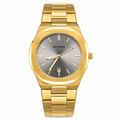 BESTWIN Gold Stainless Steel Grey Dial Men's Watch