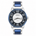 Montblanc Hemispheres Blue & Silver Quartz Men's Luxury Watch