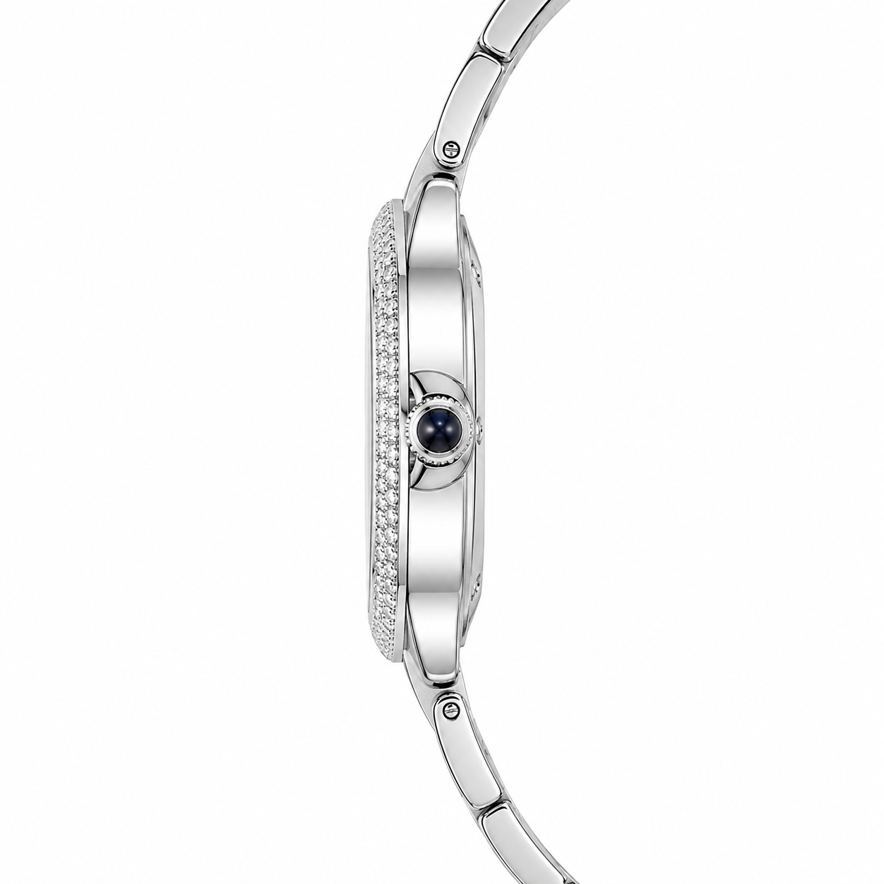 Luxury Women's Automatic Diamond Style Watch – Silver Stainless Steel Bracelet