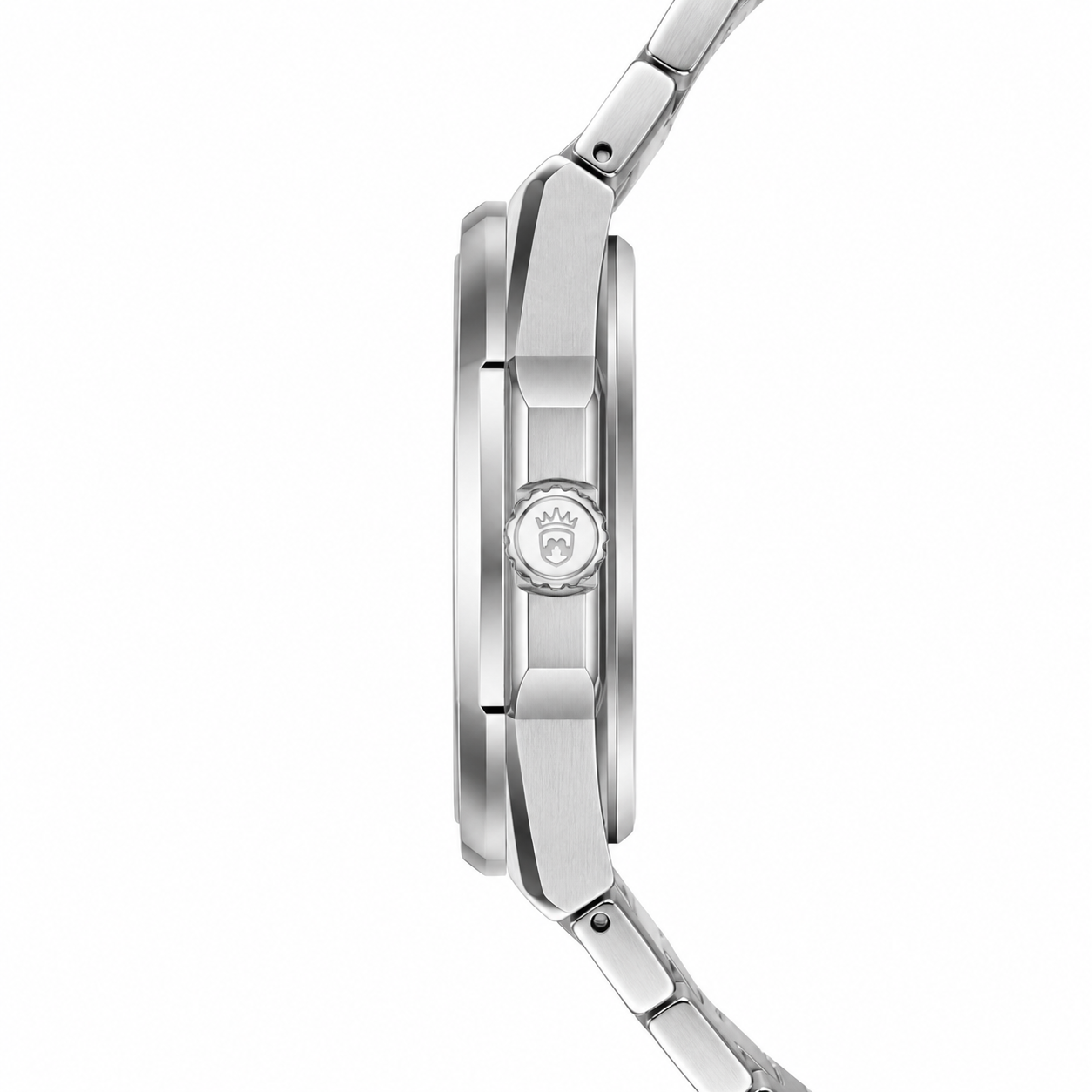 Elegant Women's Silver Quartz Watch with Green Dial & Date Display | Stainless Steel Bracelet