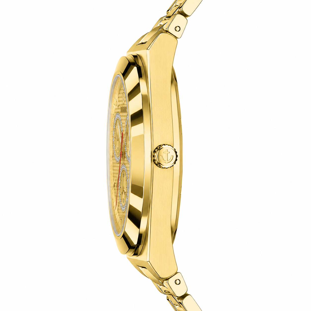 Rado Gold Chronograph Diamond Accent Dial Men's Watch