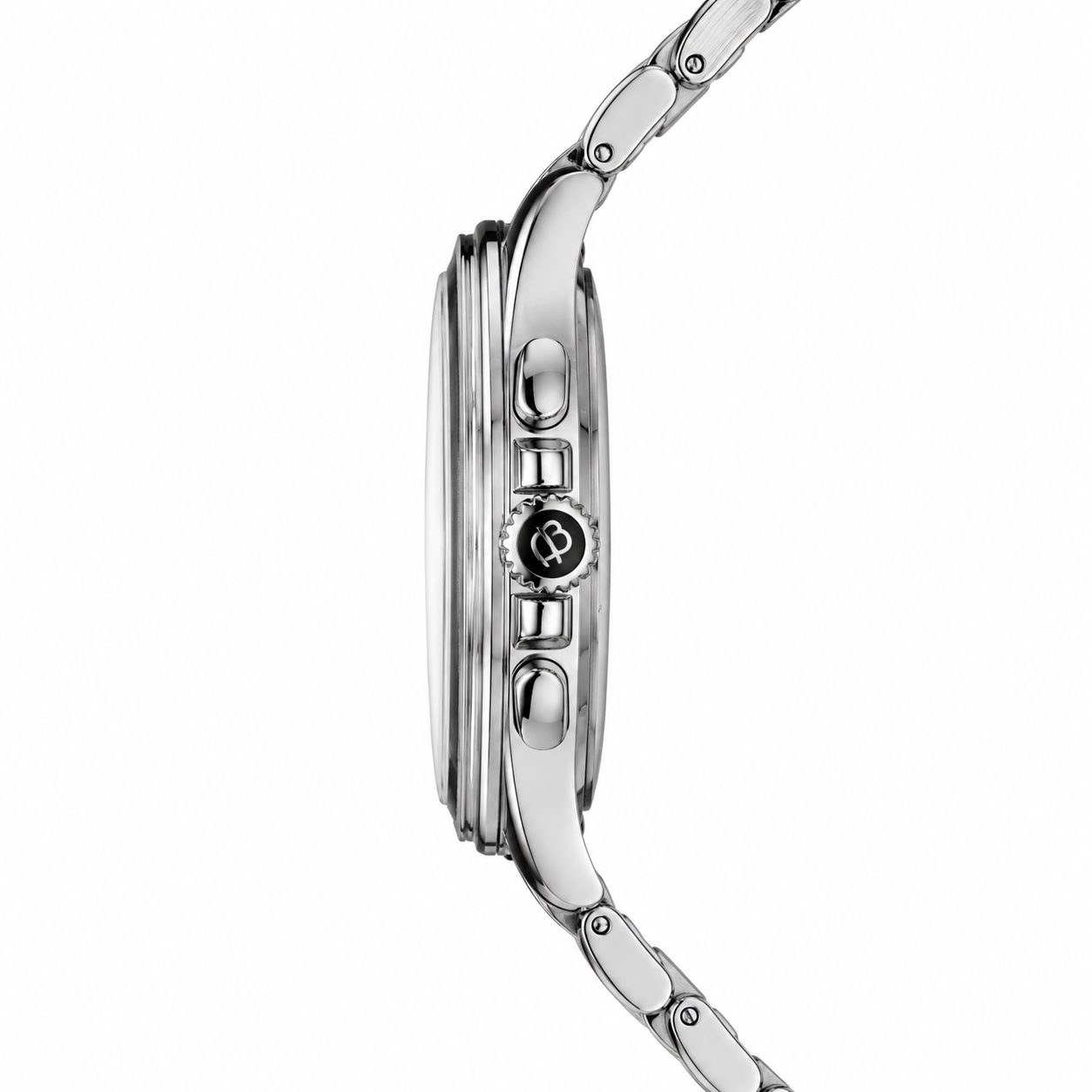 Luxury Automatic Skeleton Watch – Stainless Steel Bracelet & Black Open Dial