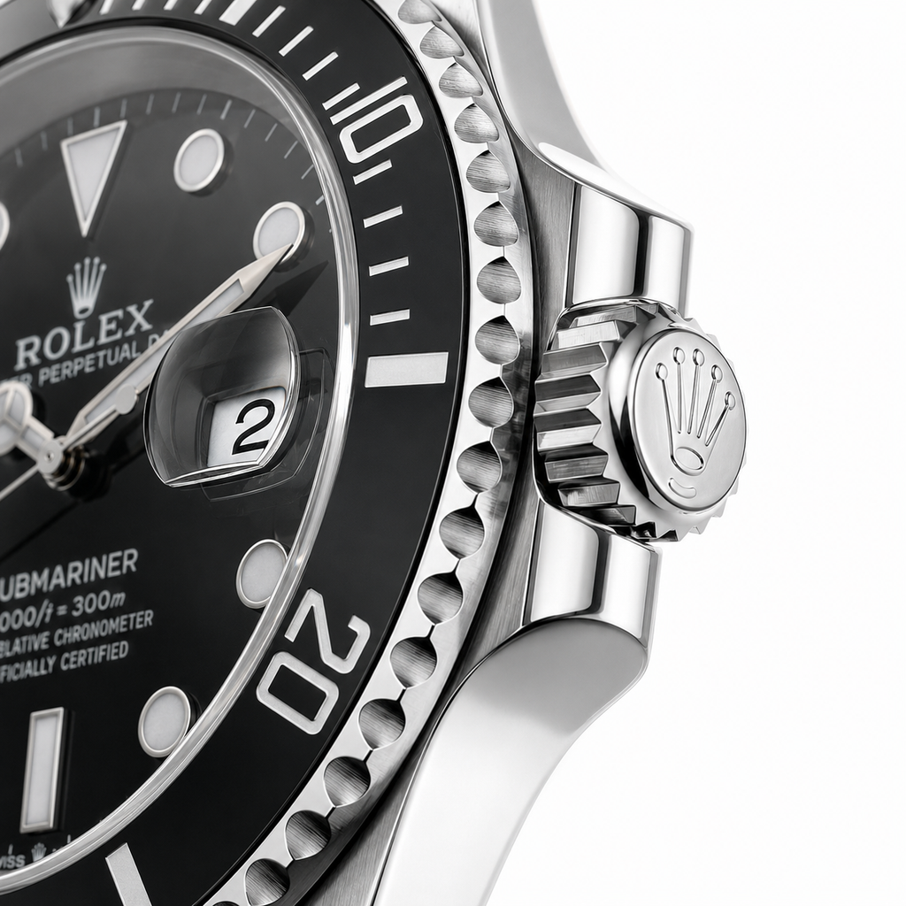 Rolex Submariner Black Dial Stainless Steel Men's Dive Watch