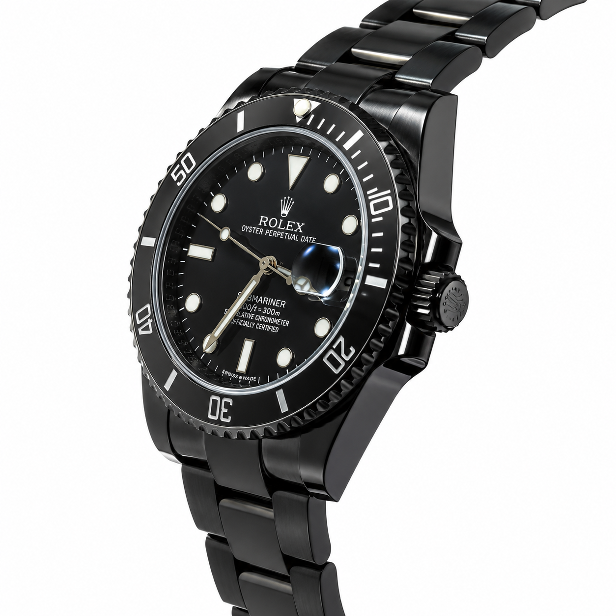 Rolex Submariner Black Edition Stainless Steel Men's Analog Watch