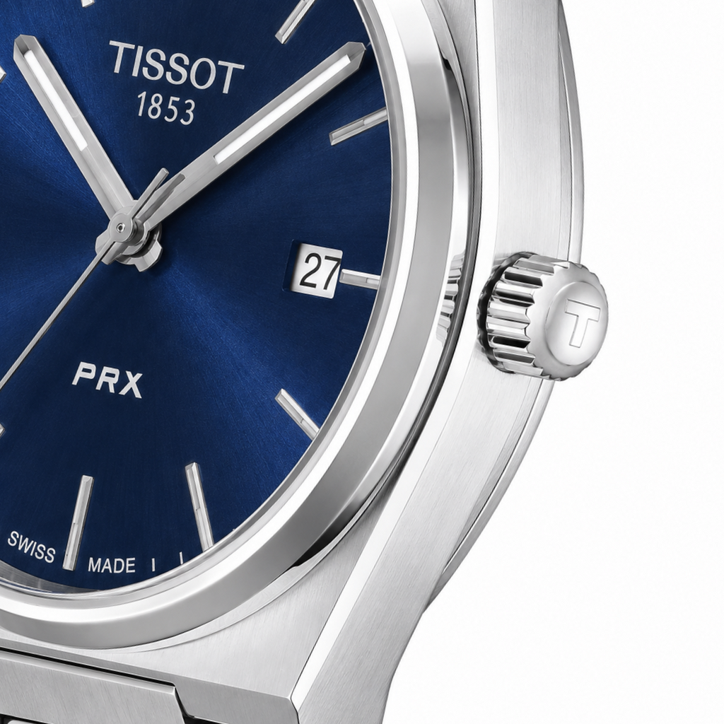 Tissot PRX 1853 Blue Dial Stainless Steel Men's Watch