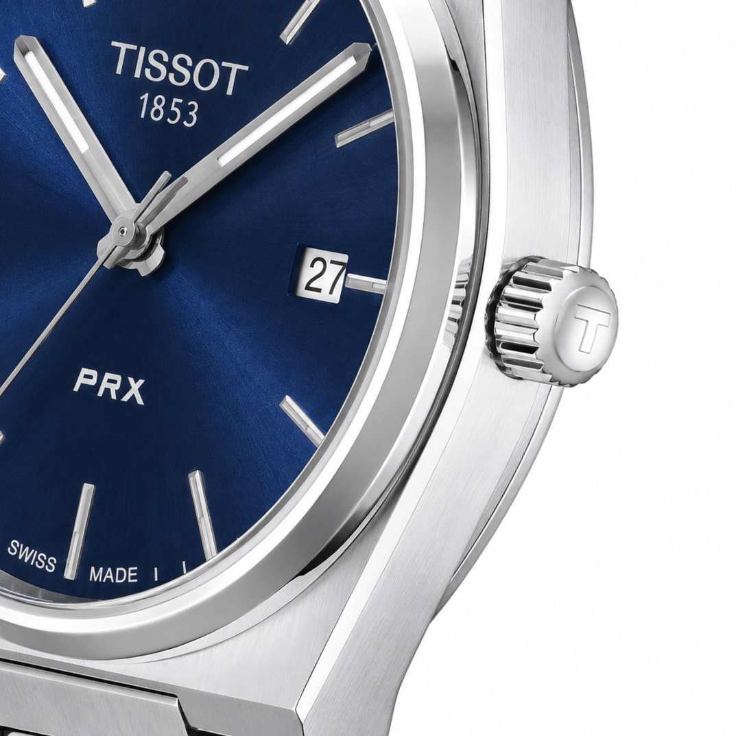 Tissot PRX 1853 Blue Dial Stainless Steel Men's Watch